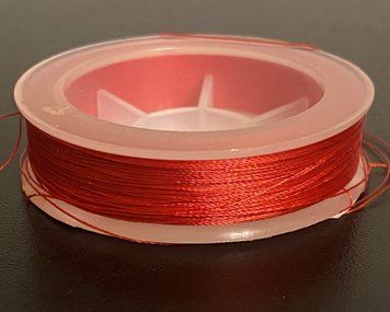 Beading thread Tytan 100 Gold (scarlet) 100 meters