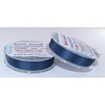 Beading thread Tytan 100 (dark blue) 100 meters
