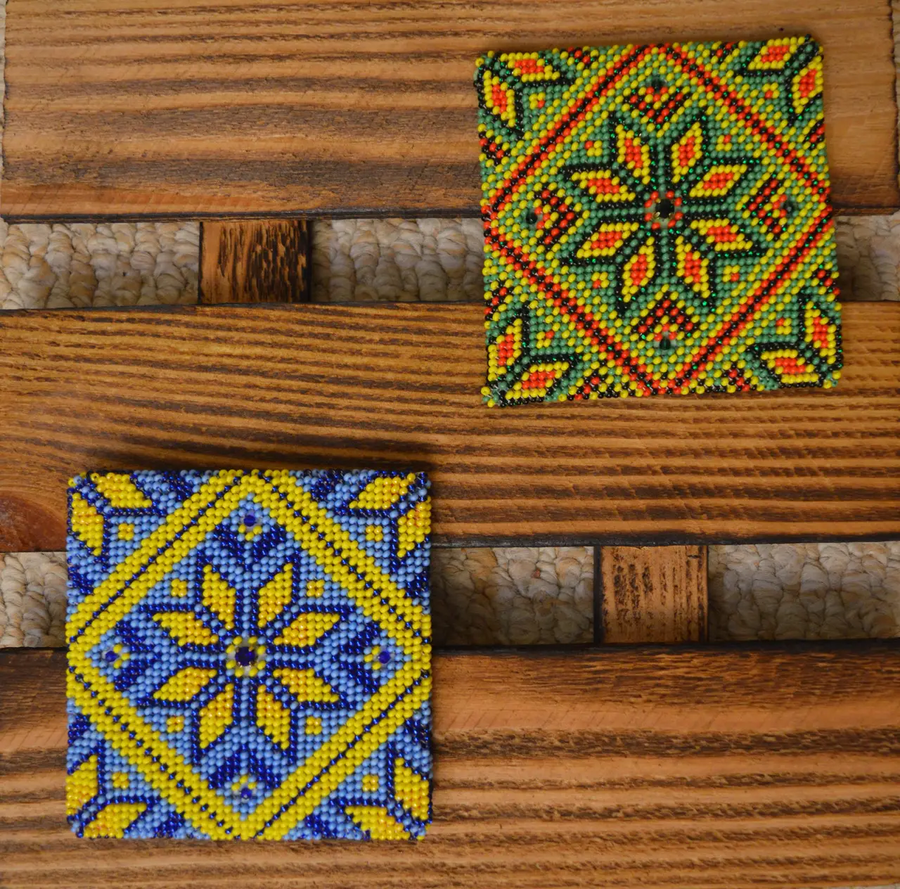 Alatyr "Inspiration" (Volumetric tile and pendant), Complete kit for creating a DIY amulet with beads and decorative elements, Kit