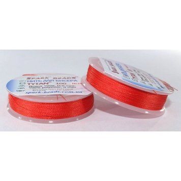 Beading thread Tytan 100 (scarlet) 100 meters