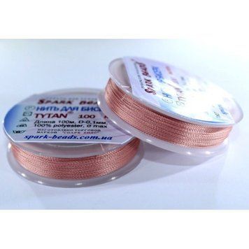 Beading thread Tytan 100 (ash pink) 100 meters