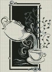 Siesta, Scheme for self-embroidery (DIY) with beads (independent selection of materials), Scheme