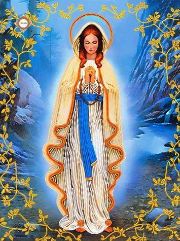 Ave Maria! Schema zum Selbststicken (DIY) mit Perlen (selbstst&auml;ndige Materialauswahl) СЛ-3249 фото