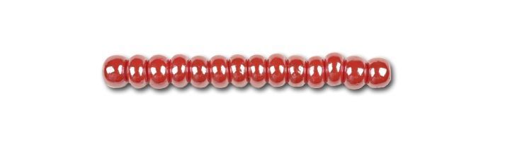 Dark cherry glossy opaque, Czech beads