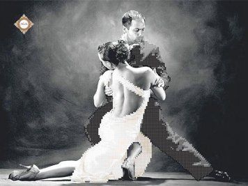 Tango, Schema zum Selbststicken (DIY) mit Perlen (selbstst&auml;ndige Materialauswahl) СЛ-3119 фото