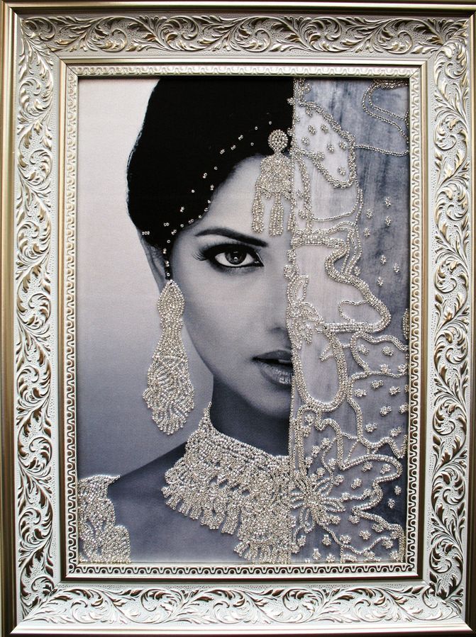 Shanti, Scheme for self-embroidery (DIY) with beads (independent selection of materials), Scheme