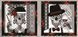 Eternal Love, Complete kit of diptych for DIY embroidery with beads and decorative elements, Kit
