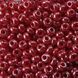 Dark cherry glossy opaque, Czech beads