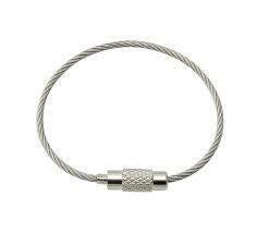 Connecting steel ring-rope (silver) for bead palettes