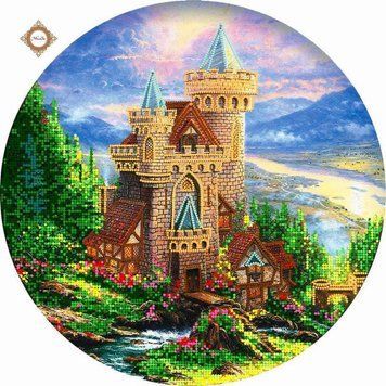 Altes Schloss, Schema zum Selbststicken (DIY) mit Perlen (selbstst&auml;ndige Materialauswahl) СЛ-3168 фото