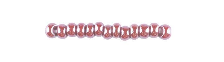 Dark burgundy glossy opaque, Czech beads