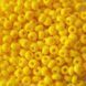 Yellow natural opaque, Czech beads