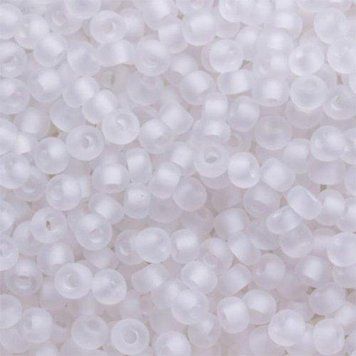 White matte, Czech beads