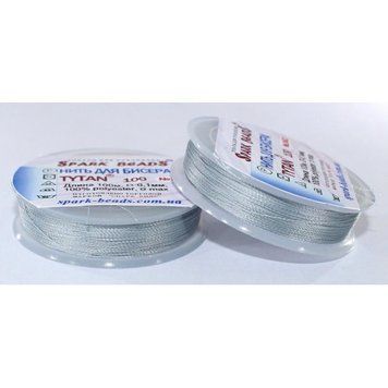 Beading thread Tytan 100 (ash-gray) 100 meters