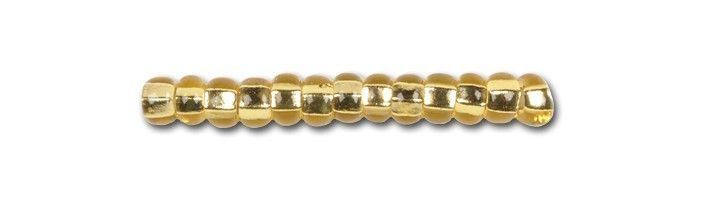 Light gold with silver-plated center, Czech beads