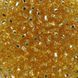 Light gold with silver-plated center, Czech beads