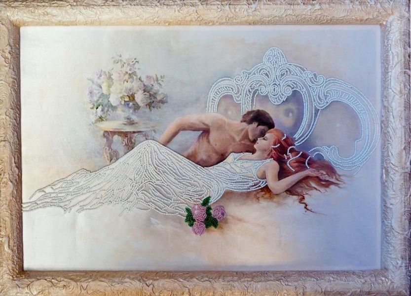 Symphony of feelings, Scheme for self-embroidery (DIY) with beads (independent selection of materials), Scheme