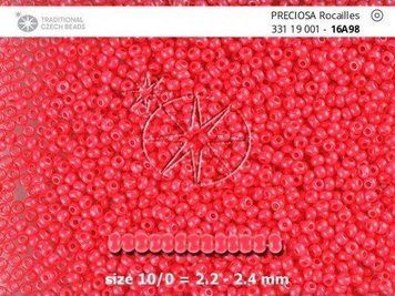 Рожево-малиновий насичений, Чеський бісер 33119/16A98/10-1 гр-Preciosa фото