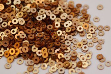Micro sequins Indian (antique gold) 2 mm