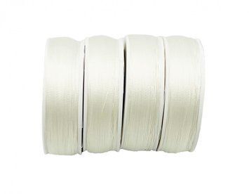 Beading thread white Tytan 100 (200 meters)