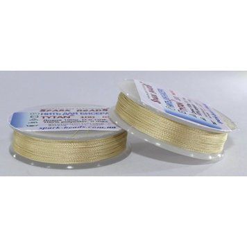 Beading thread Tytan 100 (beige-sand) 100 meters