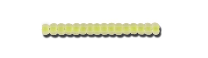 Yellow neon matte, Czech beads