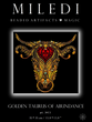 Golden Taurus of Abundance: Sacred Crystal and Bead Embroidery Artifact, Kit