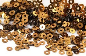 Micro sequin Indian (golden brown) 3mm