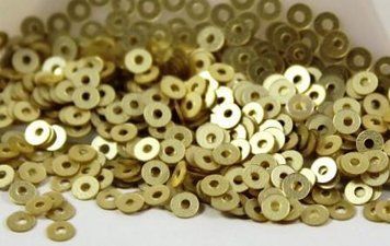 Micro sequin Indian (golden beige) 3 mm