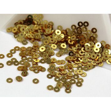 Micro sequin Indian (light gold) 3mm