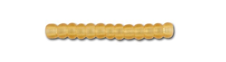 Amber matte, Czech beads