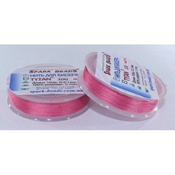 Beading thread Tytan 100 (lilac-pink) 100 meters