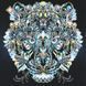 The Benevolent Patron, Complete kit for DIY embroidery with beads and decorative elements, Kit