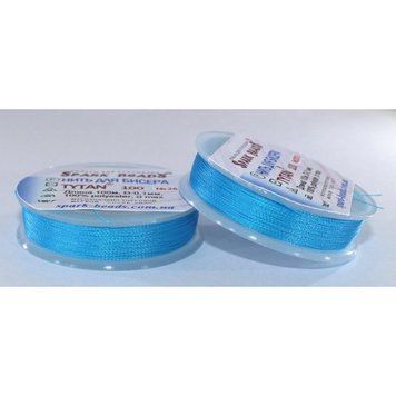 Beading thread Tytan 100 (azure blue) 100 meters