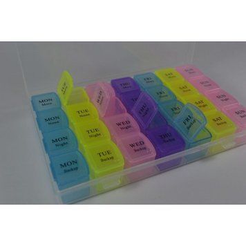 Organizer case for beads and accessories (28 cells + box)