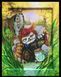 Wizard Owl, Complete kit for DIY embroidery with beads and decorative elements, Kit