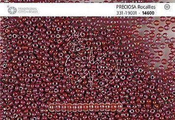 Brown-burgundy opaque gloss with rainbow effect, jewelry Czech beads