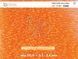 Transparent saturated orange, Czech beads