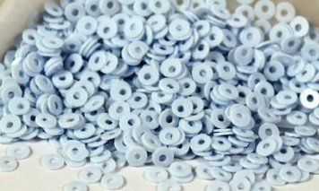 Micro sequin Indian (white gloss) 3 mm