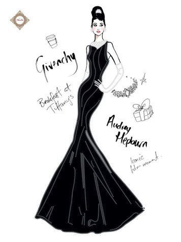 Givenchy-Modehaus, Schema zum Selbststicken (DIY) mit Perlen (selbstst&auml;ndige Materialauswahl) СЛ-3282 фото