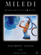 Olympic gold, Complete kit for DIY embroidery with beads, Kit