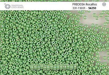 Green Rainbow Gloss, jewelry Czech beads