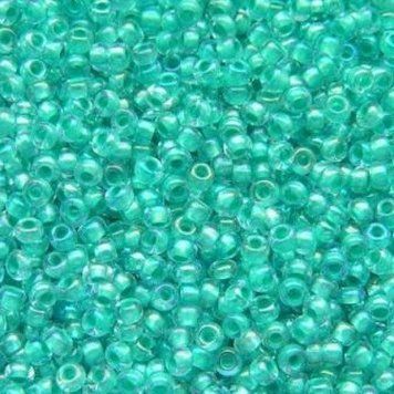 Turquoise rainbow, transparent, Czech beads