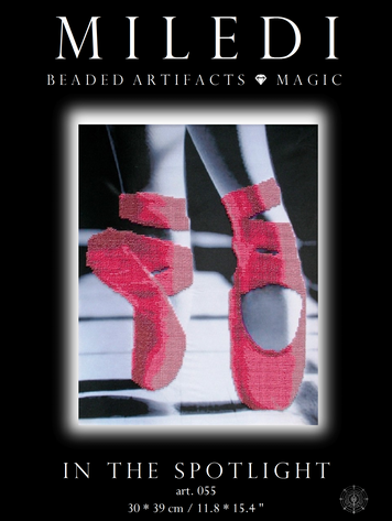 In the spotlight, Complete kit for DIY embroidery with beads, Kit