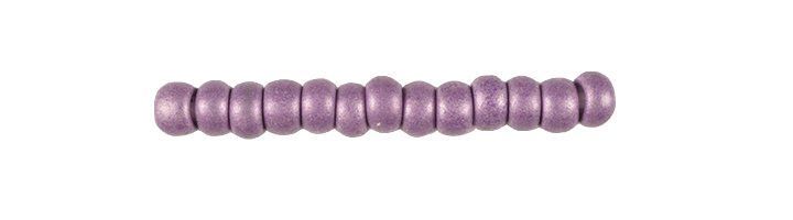 Purple metallic matte, Czech beads