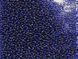 Dark blue with silver-plated center, Czech beads