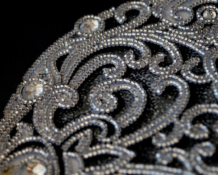 Magic keys of immortality, Complete kit for DIY embroidery with beads and decorative elements, Kit