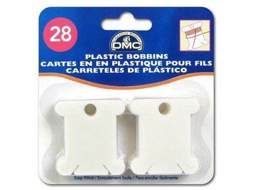 Plastic bobbins for floss 28 pieces