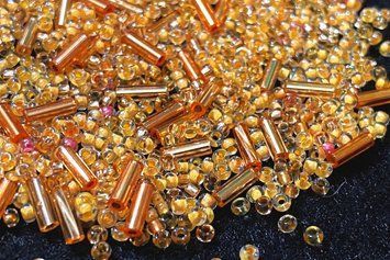 Mix of Czech beads and glass beads