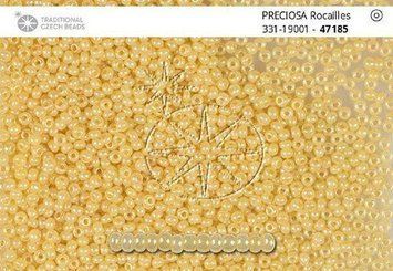 Dark beige pearly gloss, jewelry Czech beads
